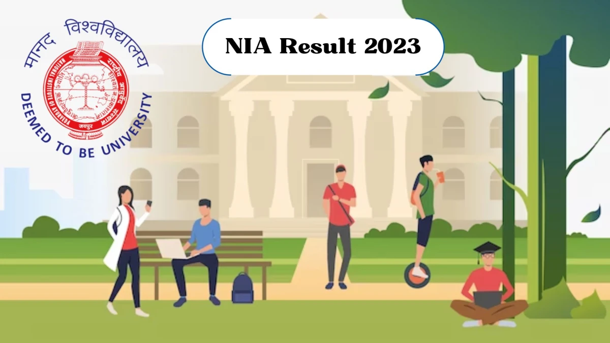 NIA Result 2023 Declared nia.nic.in Junior Secretariat Assistant Check NIA Merit List Here - 29 Dec 2023
