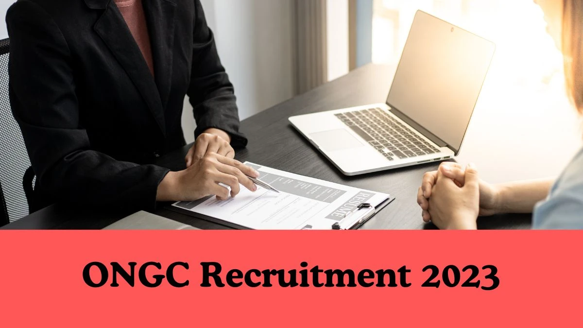 ONGC Advisor Recruitment 2023 - Latest Job Vacancies December 2023