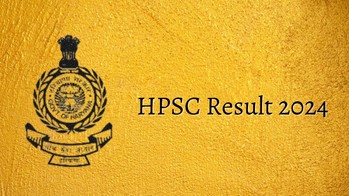 HPSC Result 2024 Declared hpsc.gov.in Dental Surgeon Check HPSC Merit List Here - 31 Jan 2024