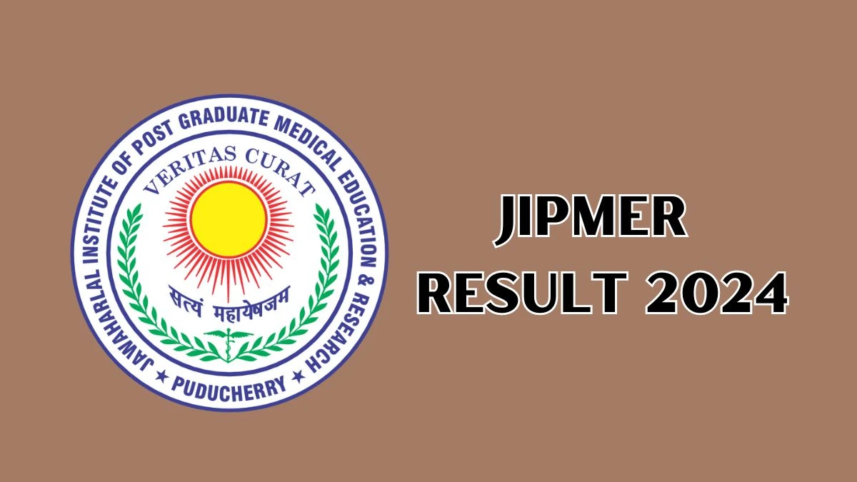 JIPMER Result 2024 Announced. Direct Link to Check JIPMER Project Technical Support -I Result 2024 jipmer.edu.in - 30 Jan 2024