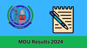 MDU Results 2024 Link Out mdu.ac.in Check To Download MDU Rohtak B.SC.(SPORT SCIENCE) Details Here - 30 Jan 2024