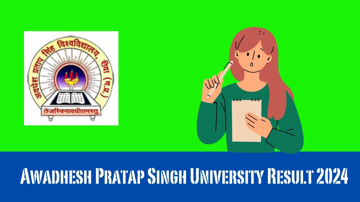 Awadhesh Pratap Singh University Result 2024 (OUT) Direct Link to Check Result for B.sc. III Year Suppl, Exam Details Here at apsurewa.ac.in - 05 FEB 2024