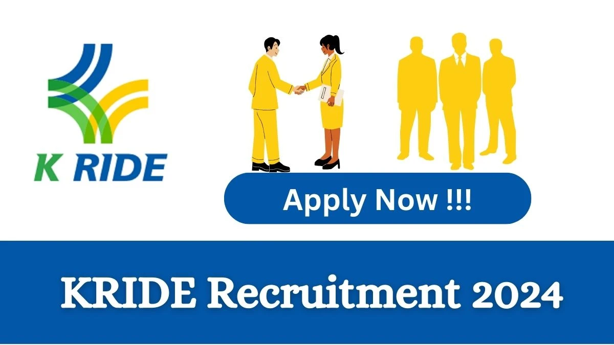 KRIDE Recruitment 2024: Check Vacancies for General Manager Job Notification, Apply Online