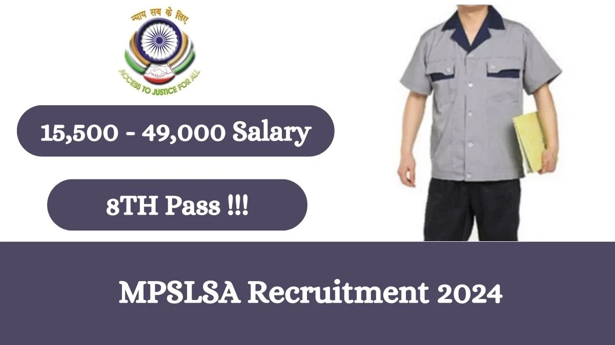 MPSLSA Recruitment 2024: Check Vacancies for Peon, Order Tamilkarta Job Notification, Apply Online