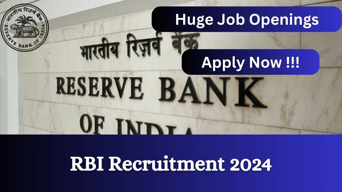 RBI Recruitment 2024: Check Vacancies for Bank’s Medical Consultant Job Notification, Apply Online