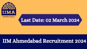 Apply for IIM Ahmedabad Recruitment 2024 Research Assistant Notification 02 March 2024