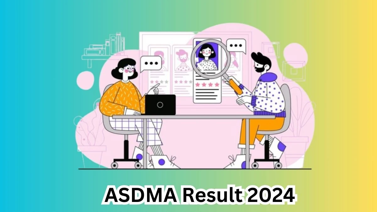 ASDMA Result 2024 Declared asdma.assam.gov.in Accountant Check ASDMA Merit List Here - 26 March 2024