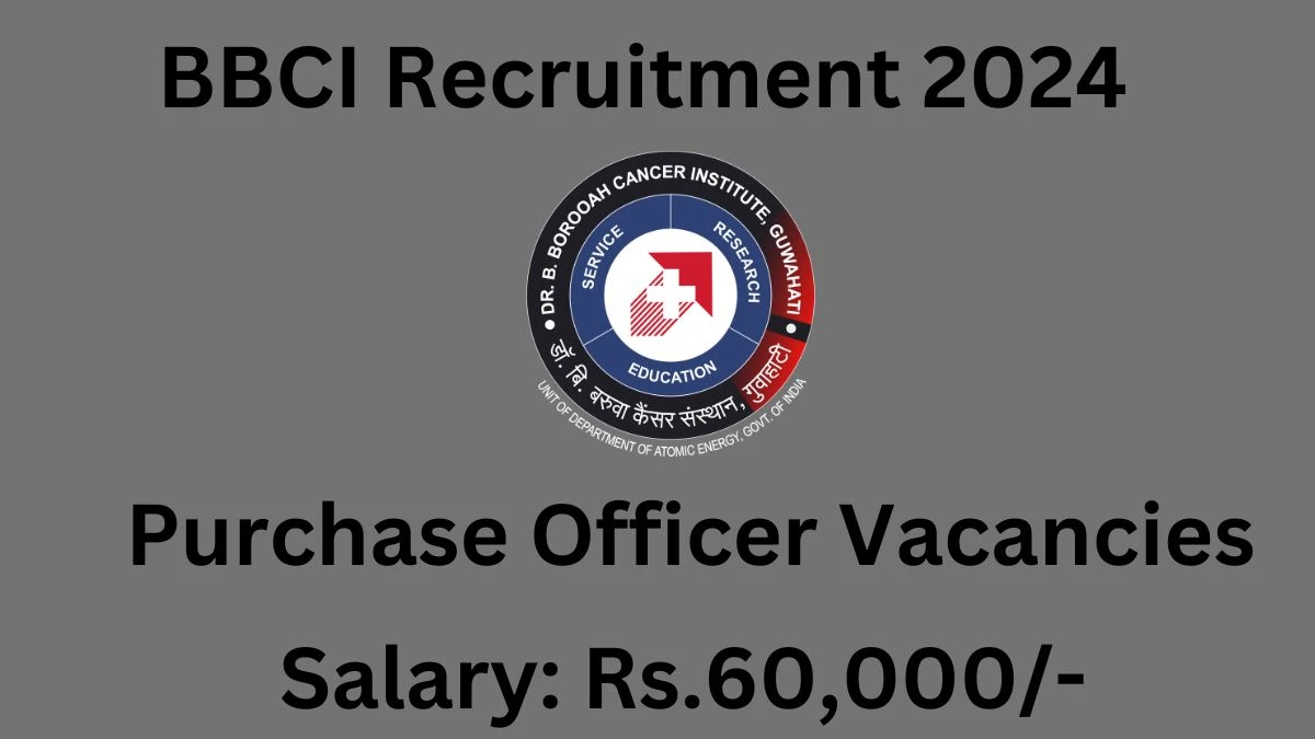 BBCI Recruitment 2024  Walk-In Interviews for Purchase Officer on 12-03 -2024