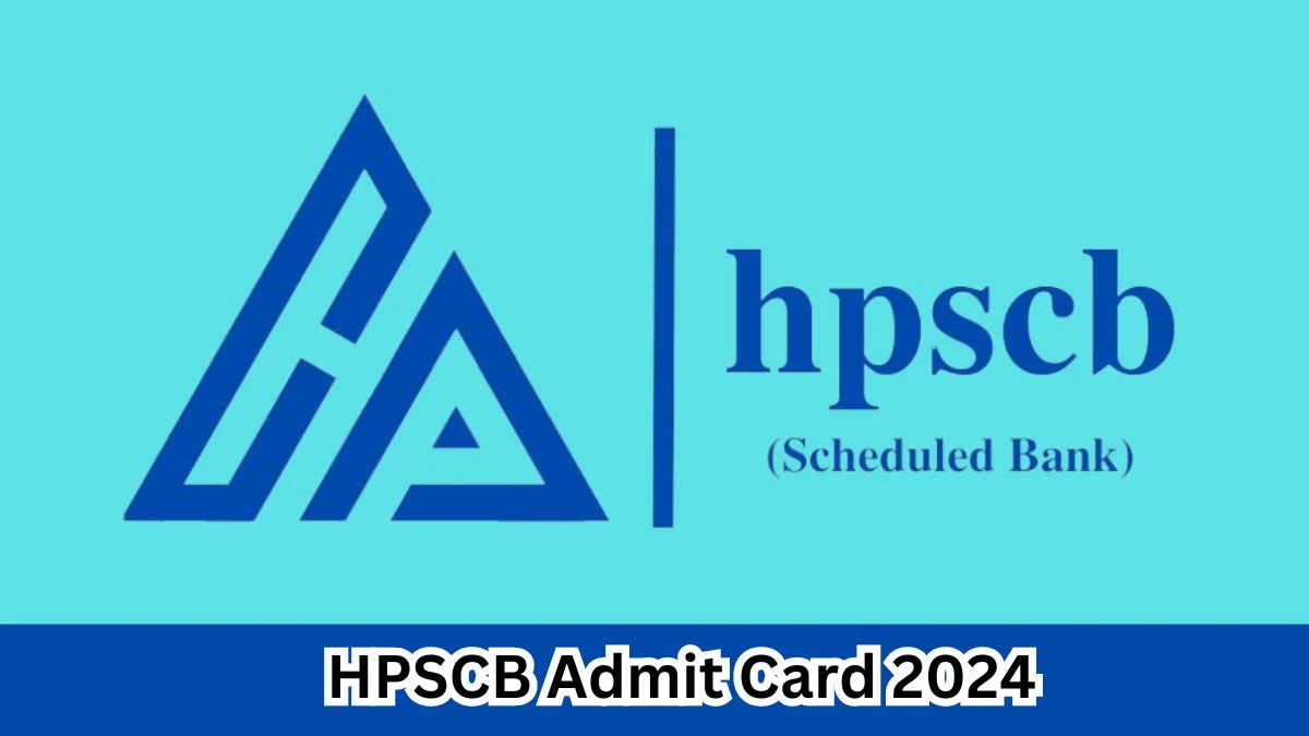 HPSCB Admit Card 2024 will be released Junior Clerk Check Exam Date, Hall Ticket hpscb.com - 29 March 2024