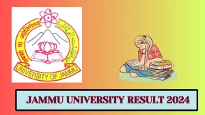 Jammu University Result 2024 (Link Out) to Check Result for Mbbs 1st Prof at jammuuniversity.ac.in - 22 Mar 2024