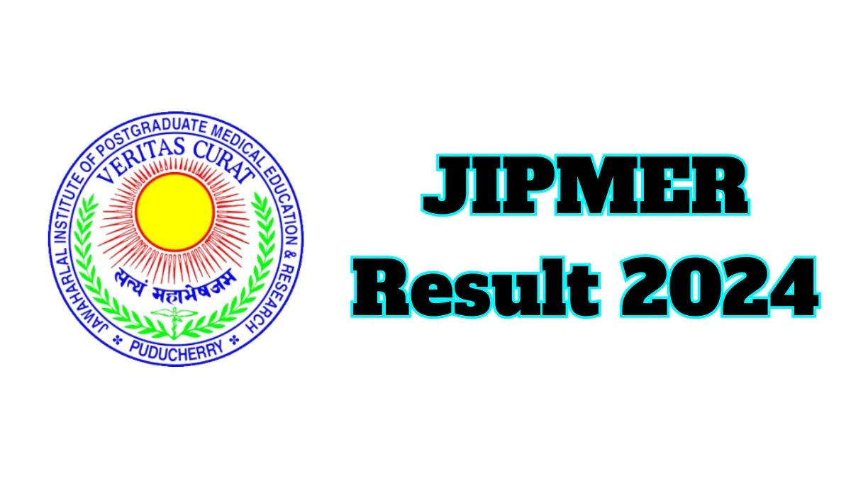 JIPMER Result 2024 Declared jipmer.edu.in Data Entry Operator Grade 1 Check JIPMER Merit List Here - 08 March 2024