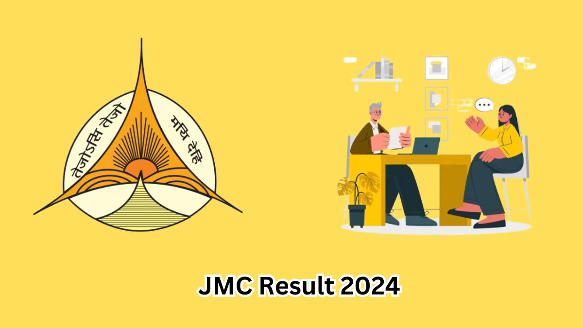 JMC Result 2024 Declared jmc.ac.in Assistant Professor Check JMC Merit List Here - 13 March 2024