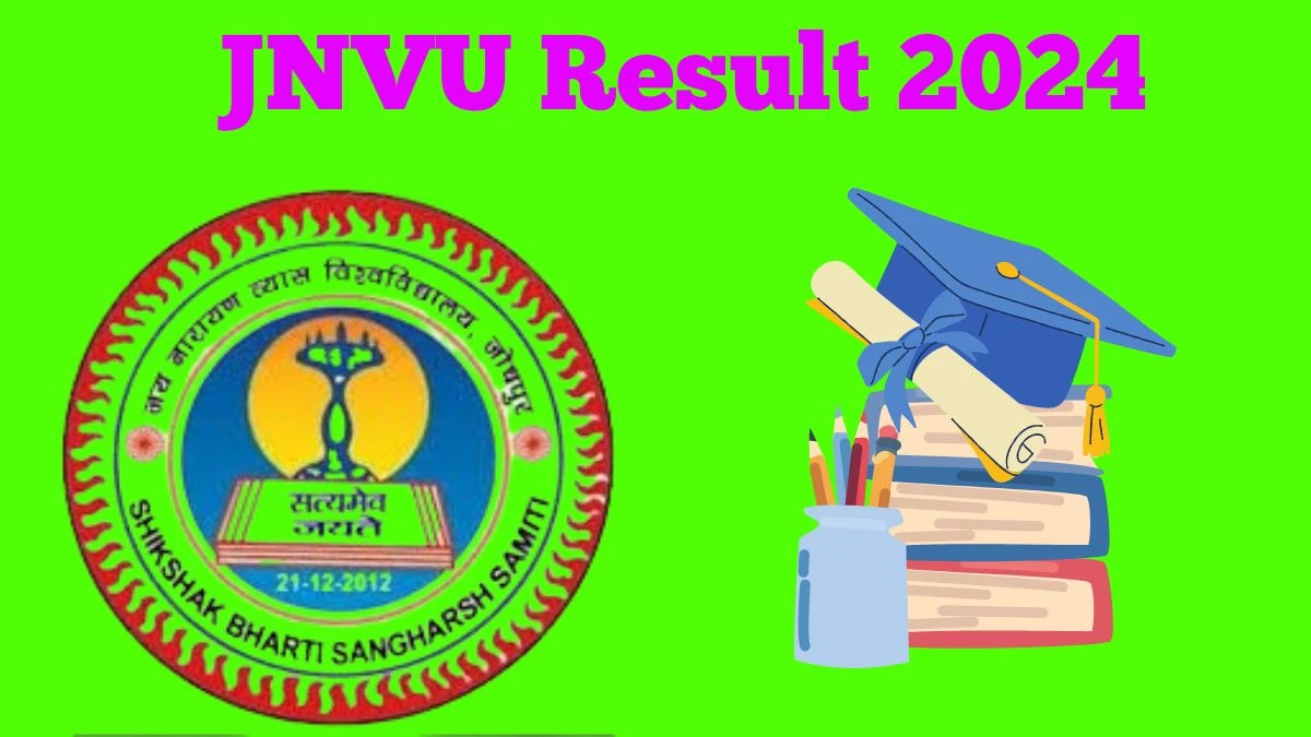 JNVU Result 2024 OUT jnvuiums.in Check M.B.A (CMAT) IInd Sem Examination Result Exam Result Details Here - 14 Mar 2024