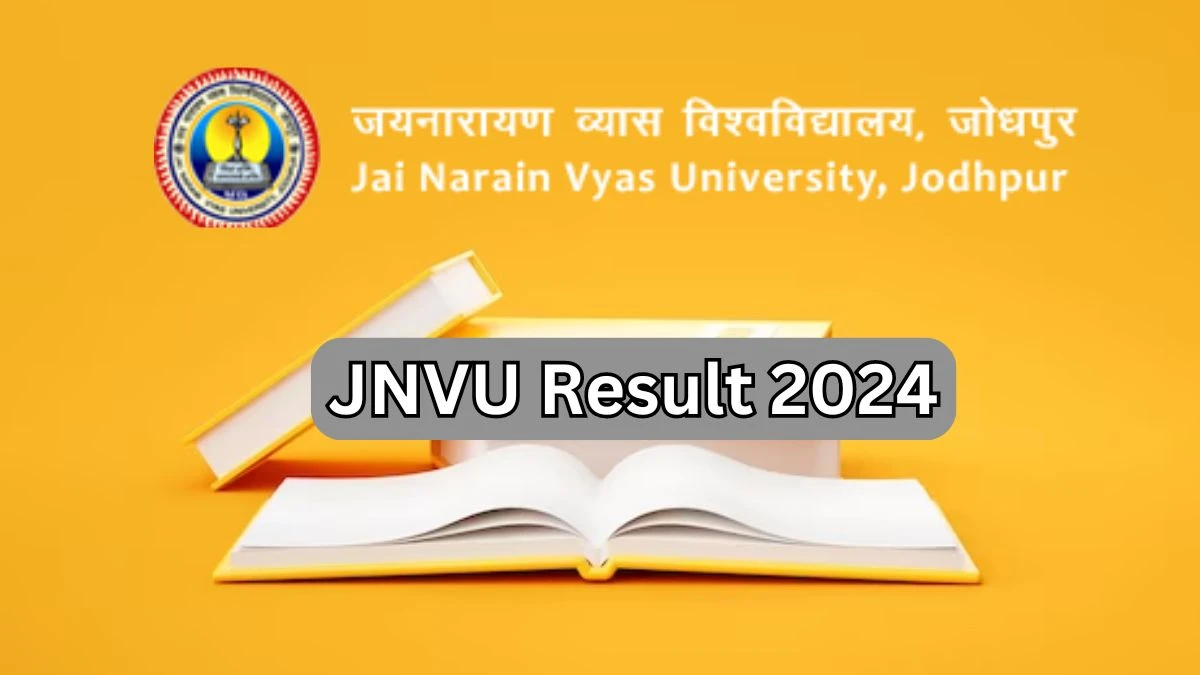 JNVU Result 2024 (Released) Direct Link to Check B.Pharma IInd Sem Re-evaluation Exams, Mark sheet at jnvuiums.in - ​12 Mar 2024