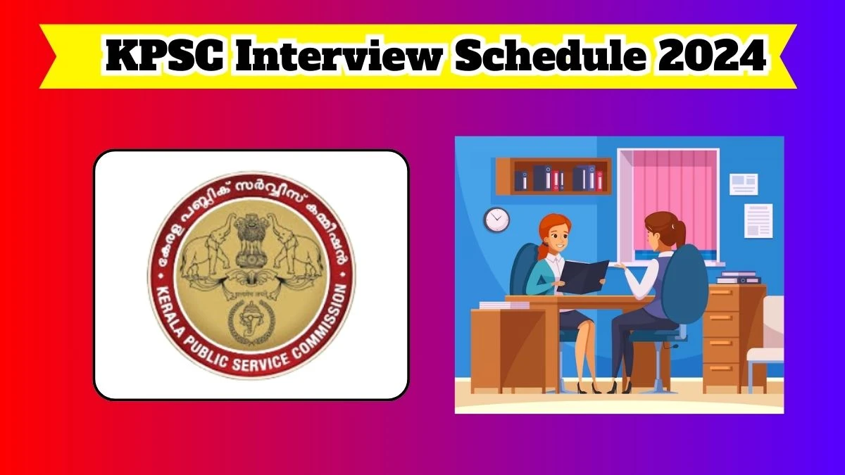 KPSC Interview Schedule 2024 (out) Check 20-04-2024 for  Additional Director in Sports Posts at keralapsc.gov.in - 26 March 2024