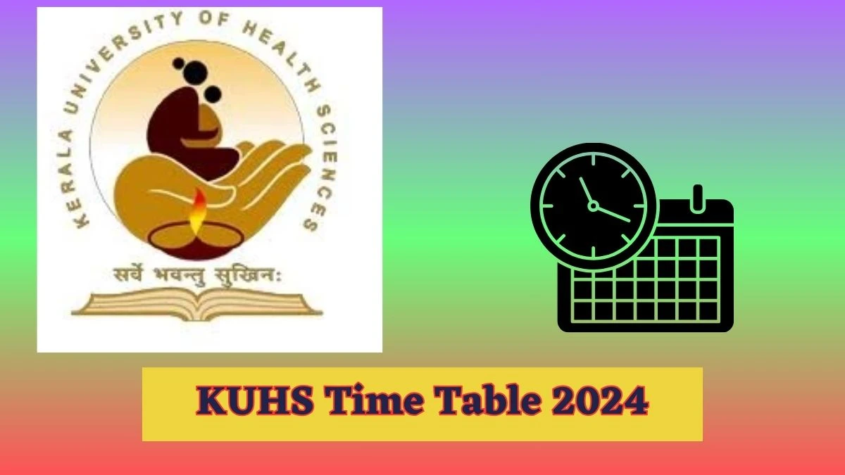 KUHS Time Table 2024 (OUT) Check Exam Practical 1st, 2nd,3rd, 4th B Pharm Ayurveda Deg at kuhs.ac.in Here - 26 Mar 2024