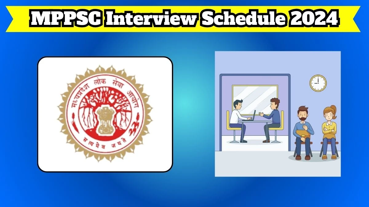 MPPSC Interview Schedule 2024 (out) for State Engineering Service at mppsc.mp.gov.in - 27 March 2024