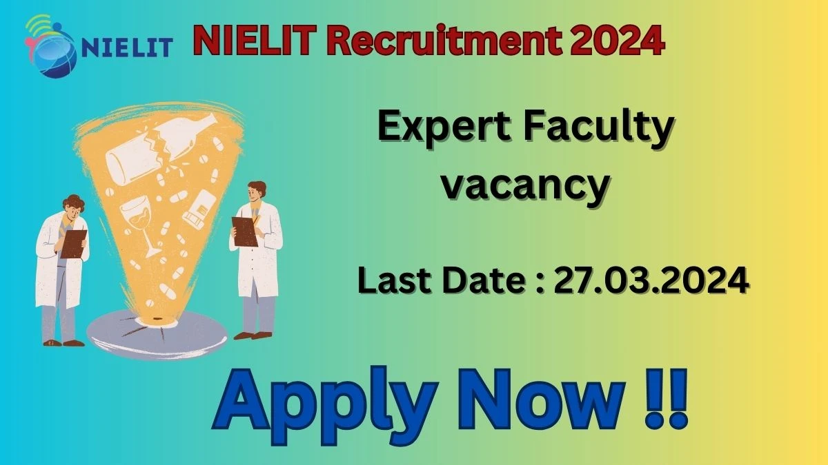 NIELIT Expert Faculty Recruitment 2024 - Monthly Salary Up to 50,000