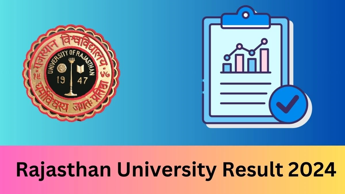 Rajasthan University Results 2024 (PDF OUT) uniraj.ac.in Check M.A. Economics I Sem Exam Result Details Here - 04 Mar 2024