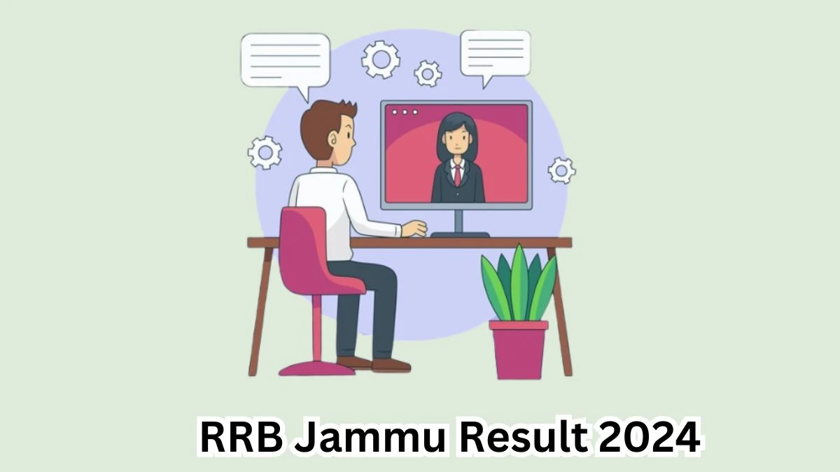 RRB Jammu Result 2024 Declared rrbjammu.nic.in Technician And Other Post Check RRB Jammu Merit List Here - 19 March 2024