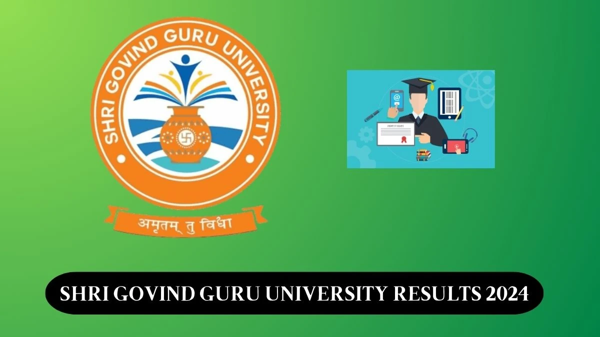 Shri Govind Guru University Results 2024 (OUT) sggu.ac.in Check M.A. (Psychology) Sem Exams, Mark sheet - ​12 Mar 2024