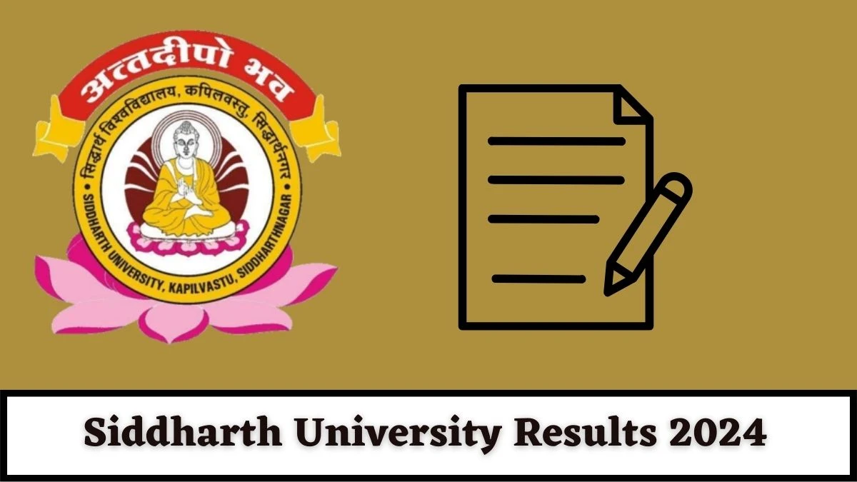 Siddharth University Results 2024 Direct Link to Check M. A. (Economics) III Sem (Nep) Exams, Mark sheet at uniraj.ac.in - ​14 Mar 2024