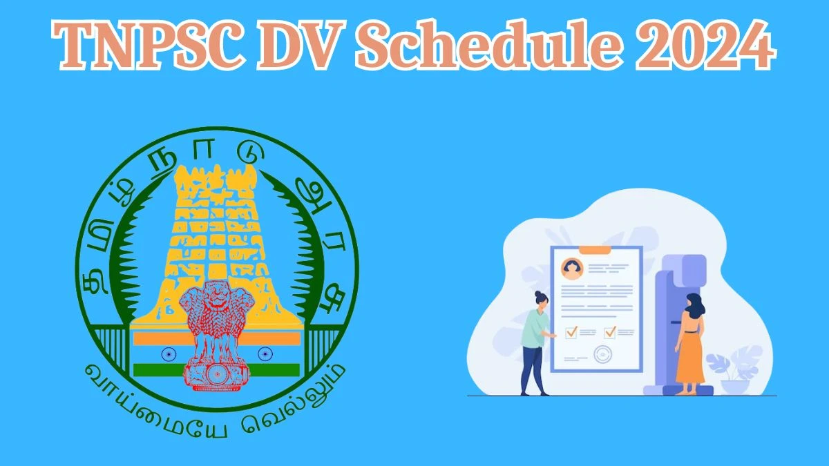 TNPSC Combined Engineering Subordinate Services DV Schedule 2024: Check Document Verification Date @ tnpsc.gov.in - 29 March 2024