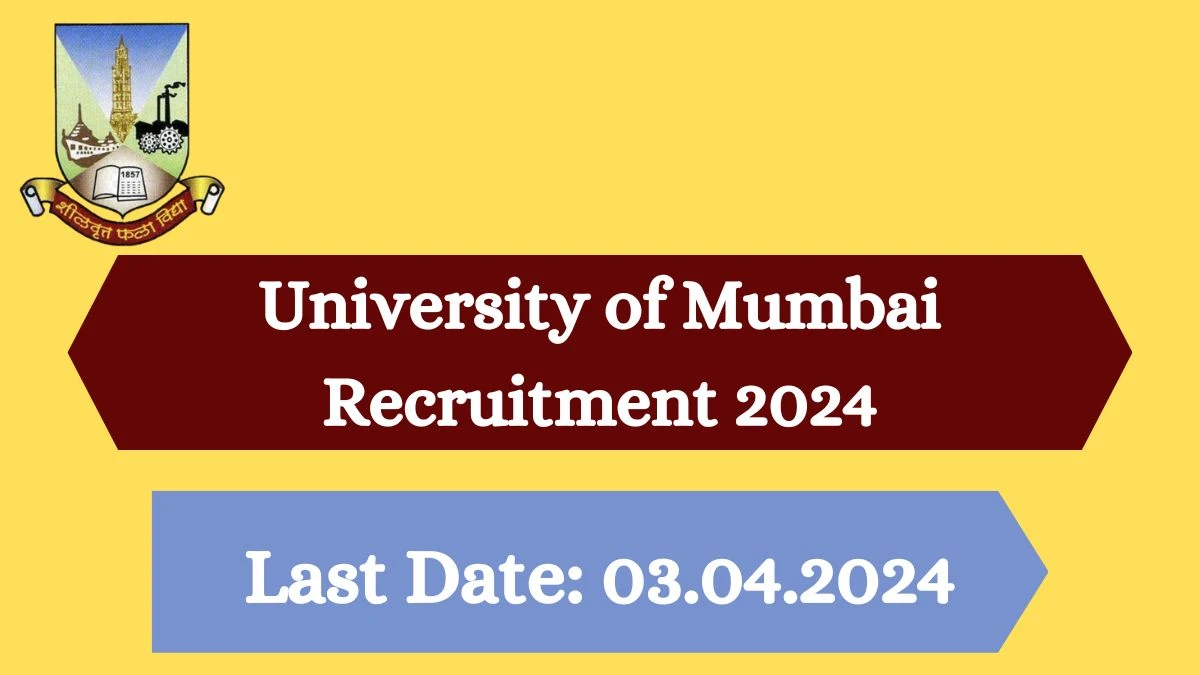 University of Mumbai Recruitment 2024: Check Vacancies for Director, Sports Job Notification