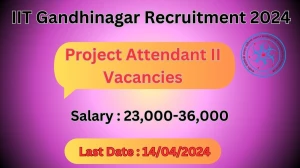 IIT Gandhinagar Recruitment 2024 Notification for ...
