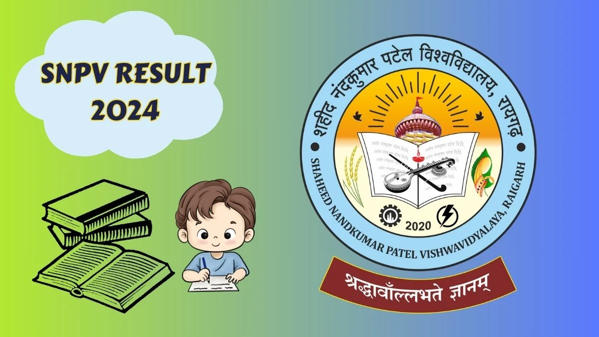SNPV Result 2024 (Declared) Check Odd SemExam Results, Mark sheet Details at  snpv.ac.in- 06 Apr 2024