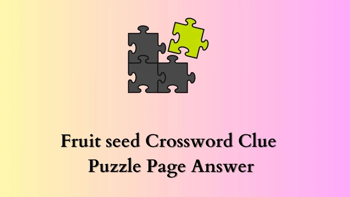 Fruit seed Puzzle Page