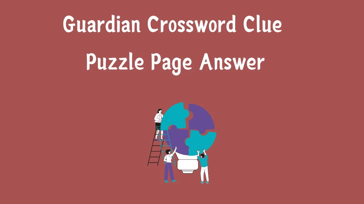 Guardian Crossword Clue Puzzle Page Answer
