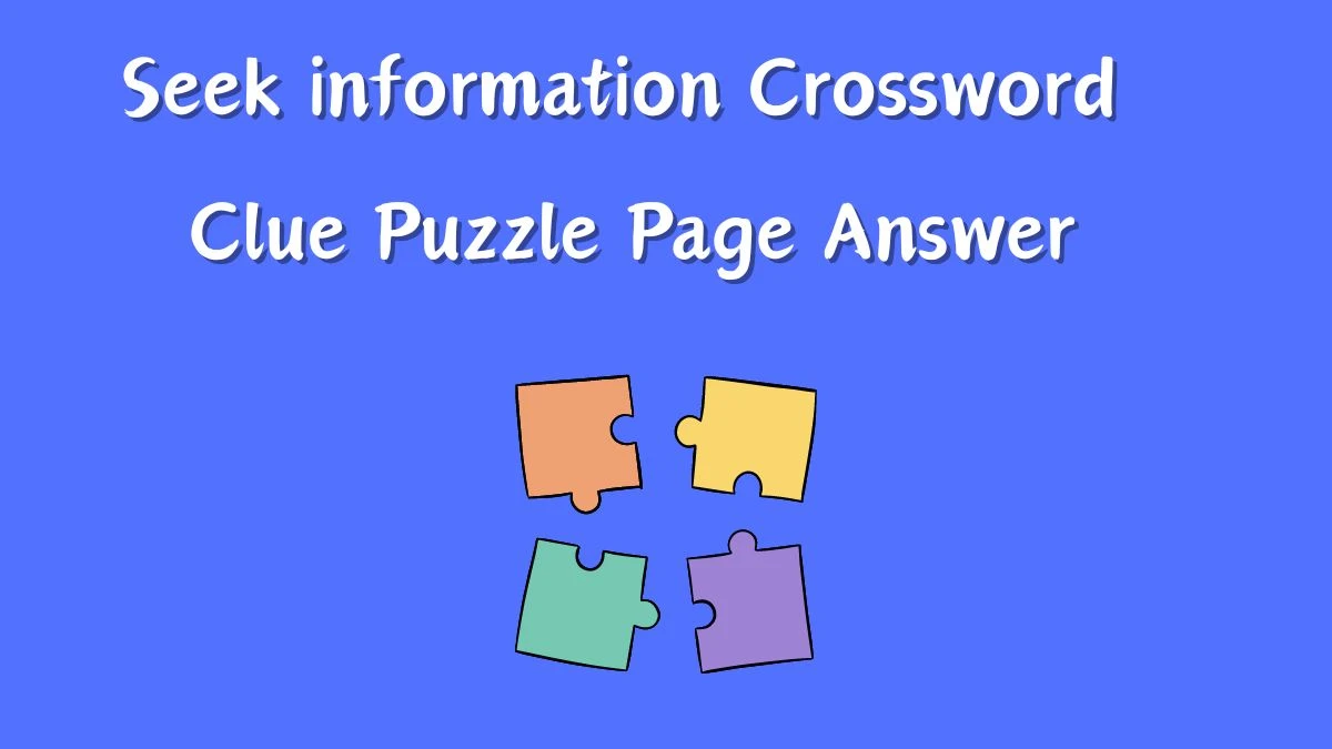 Seek information Puzzle Page