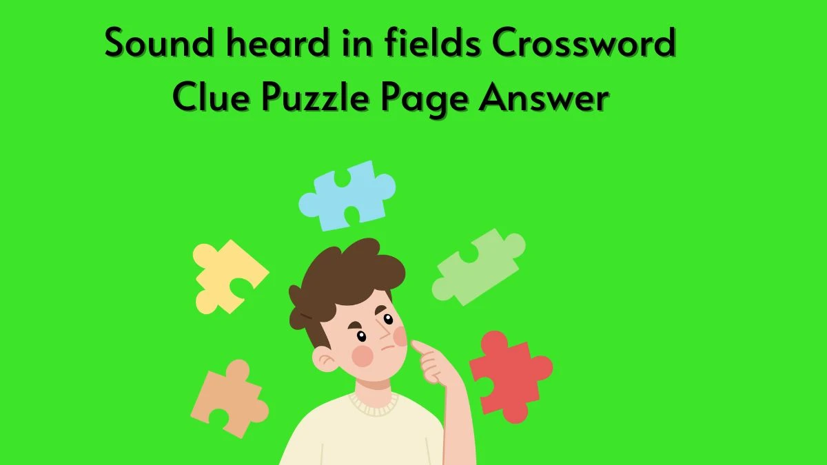 Sound heard in fields Crossword Clue Puzzle Page Answer