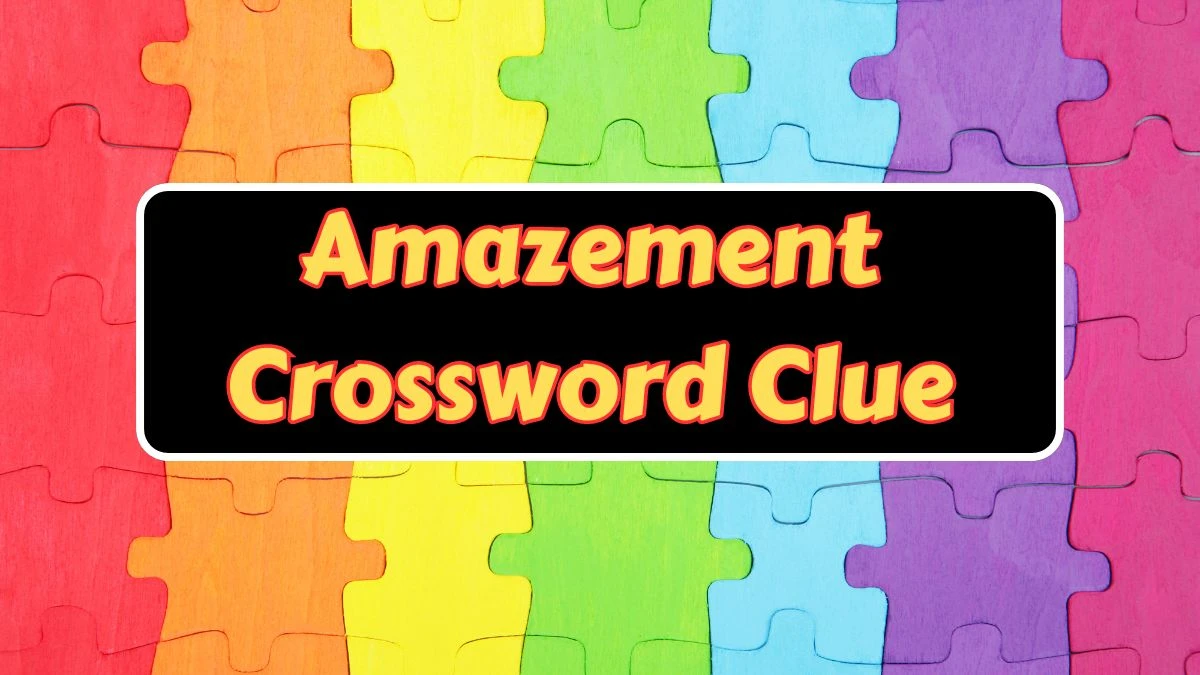 Amazement Crossword Clue 3 Letters