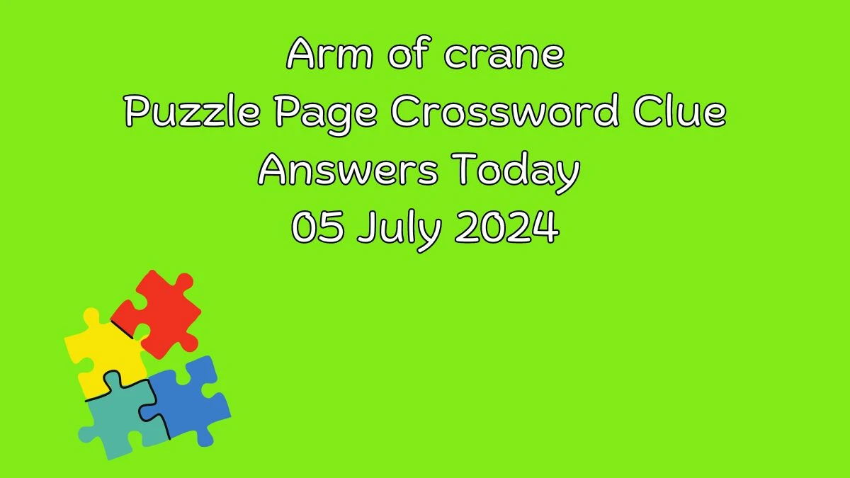 Arm of crane Puzzle Page