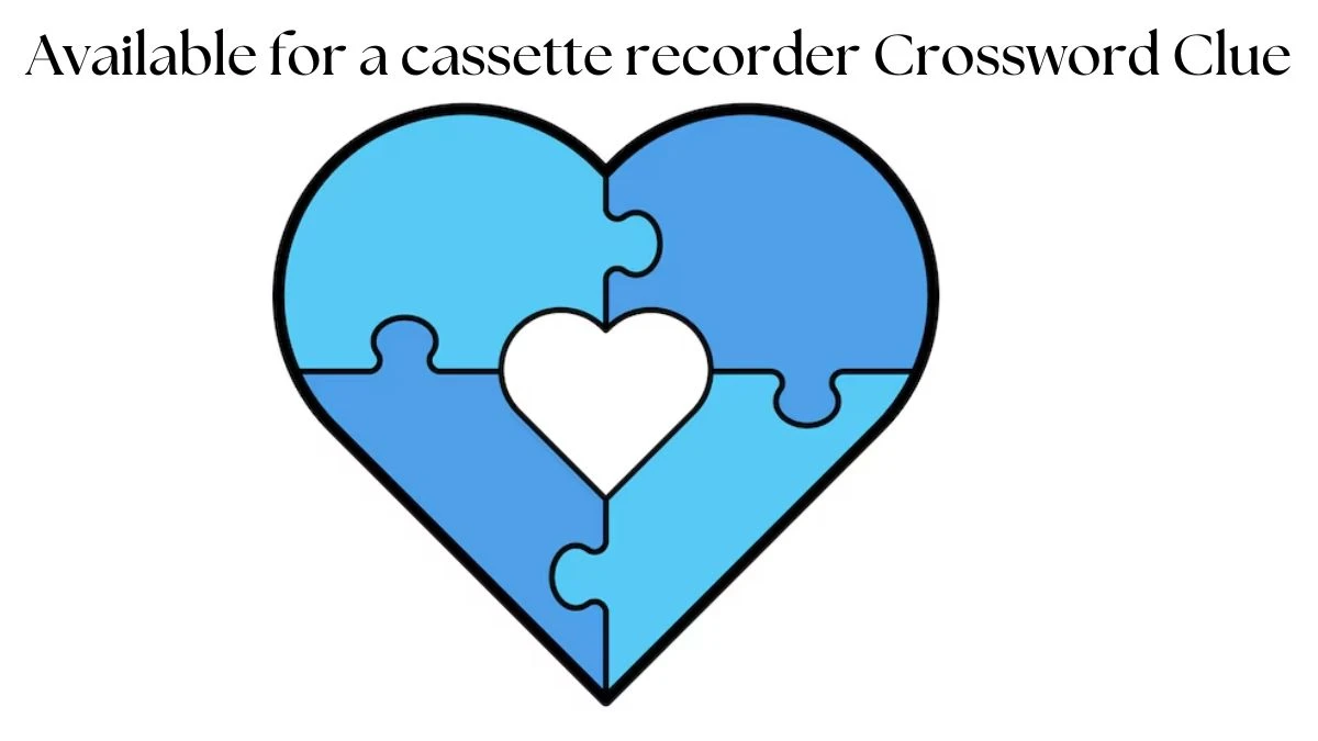 Available for a cassette recorder Crossword Clue