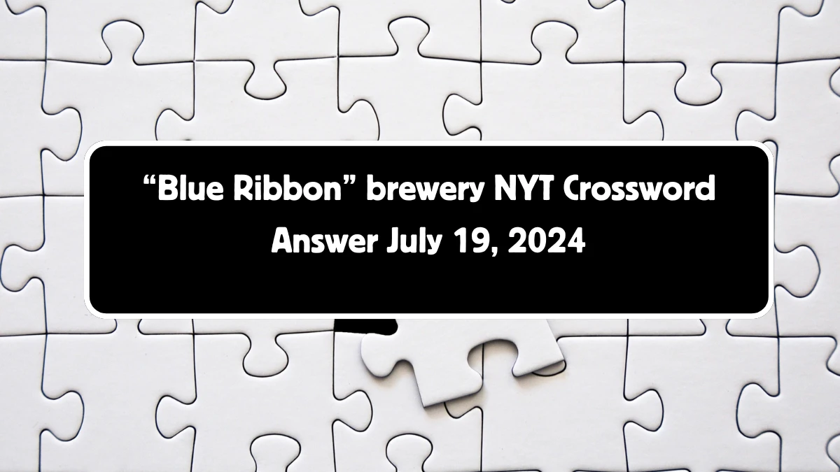 “Blue Ribbon” brewery NYT