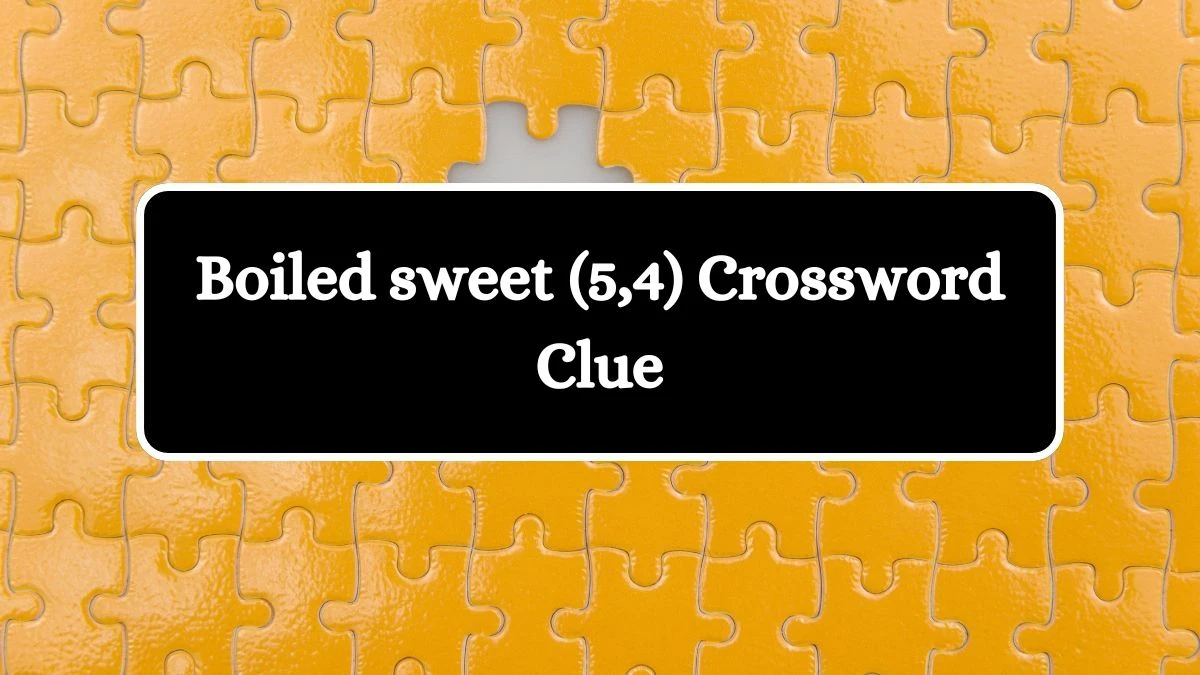 Boiled sweet (5,4) Crossword Clue