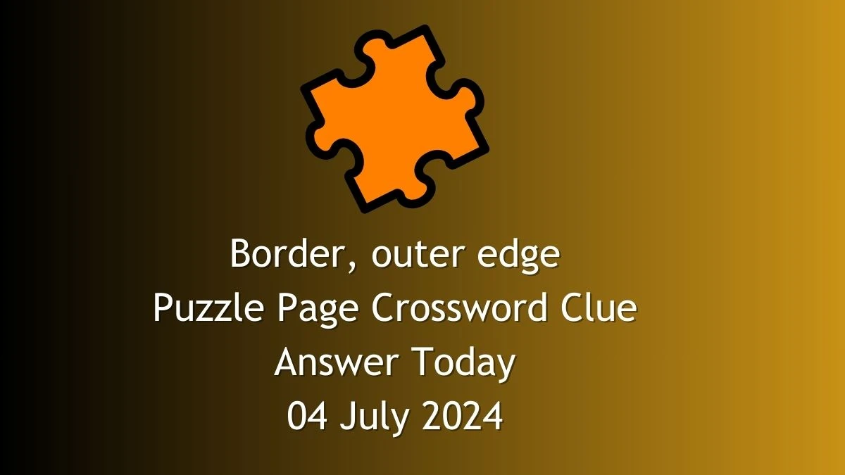 Border, outer edge Puzzle Page