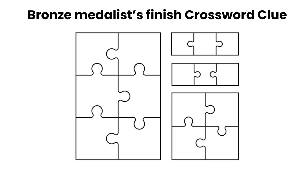 Bronze medalist’s finish Crossword Clue