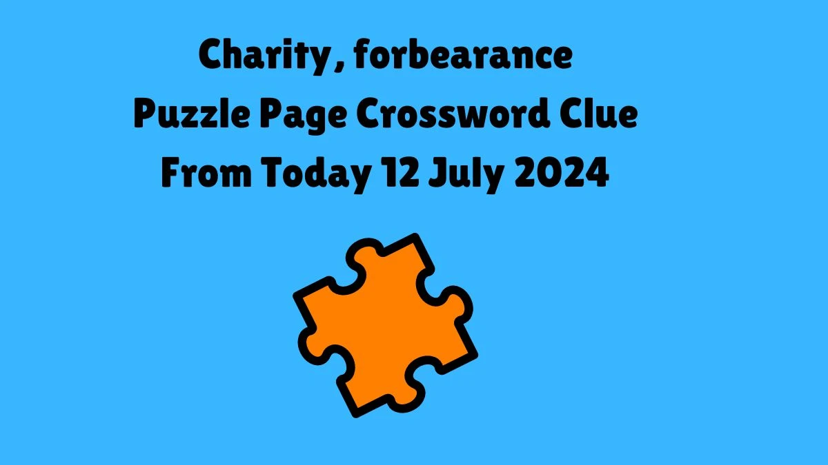 Charity, forbearance Puzzle Page