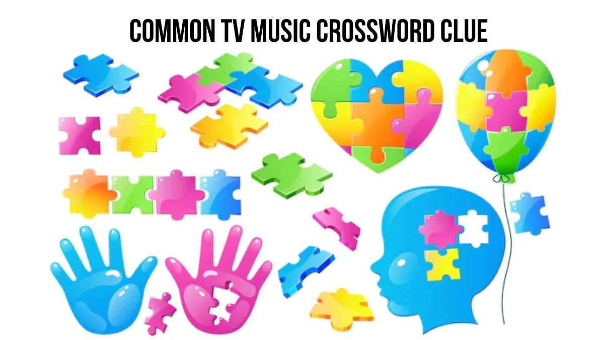 Common TV music Crossword Clue