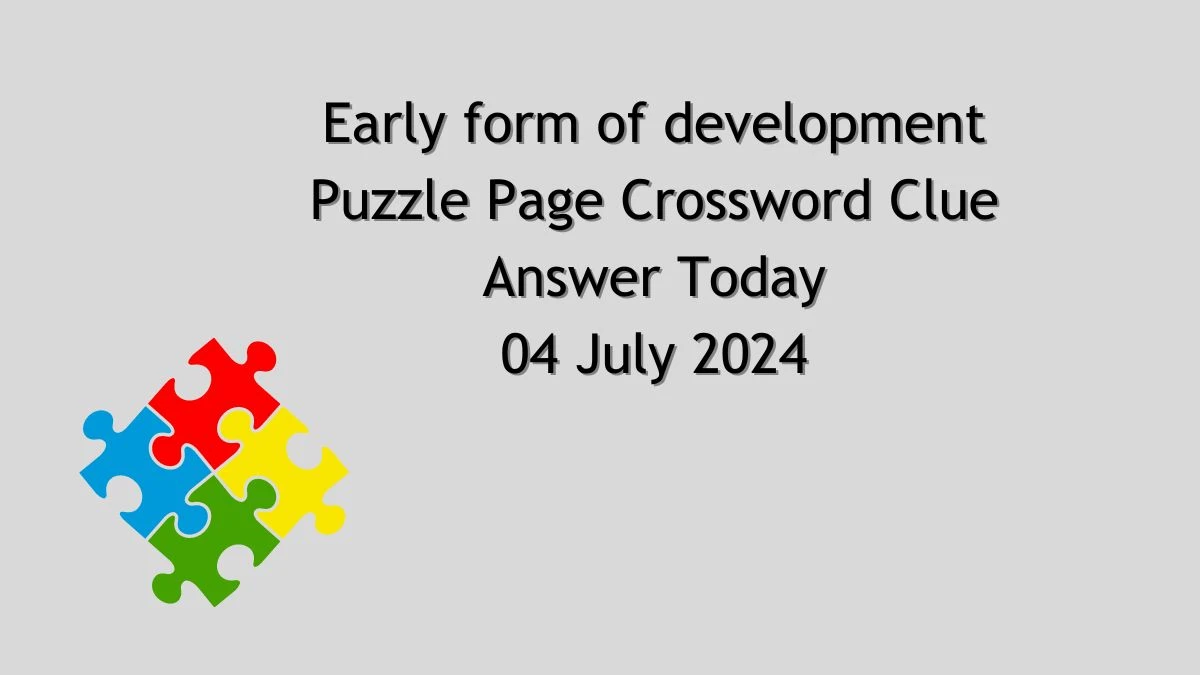 Early form of development Puzzle Page