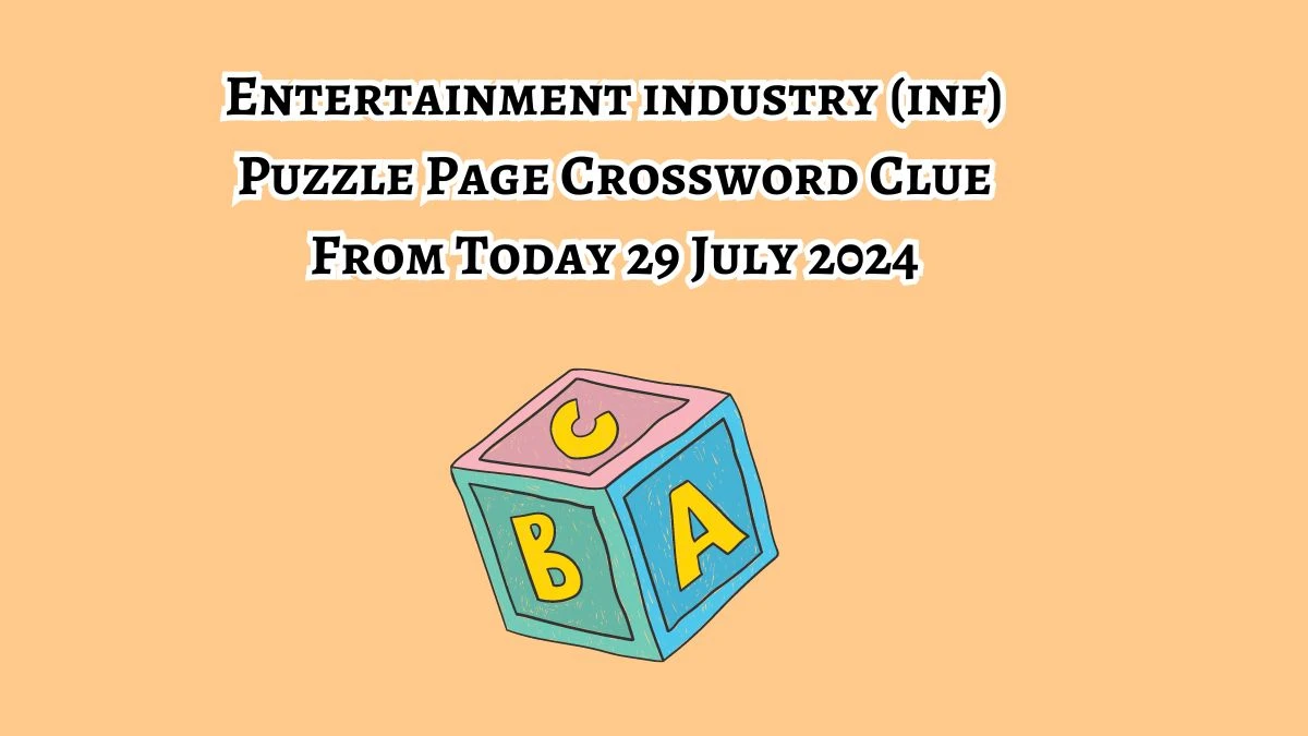 Entertainment industry (inf) Puzzle Page