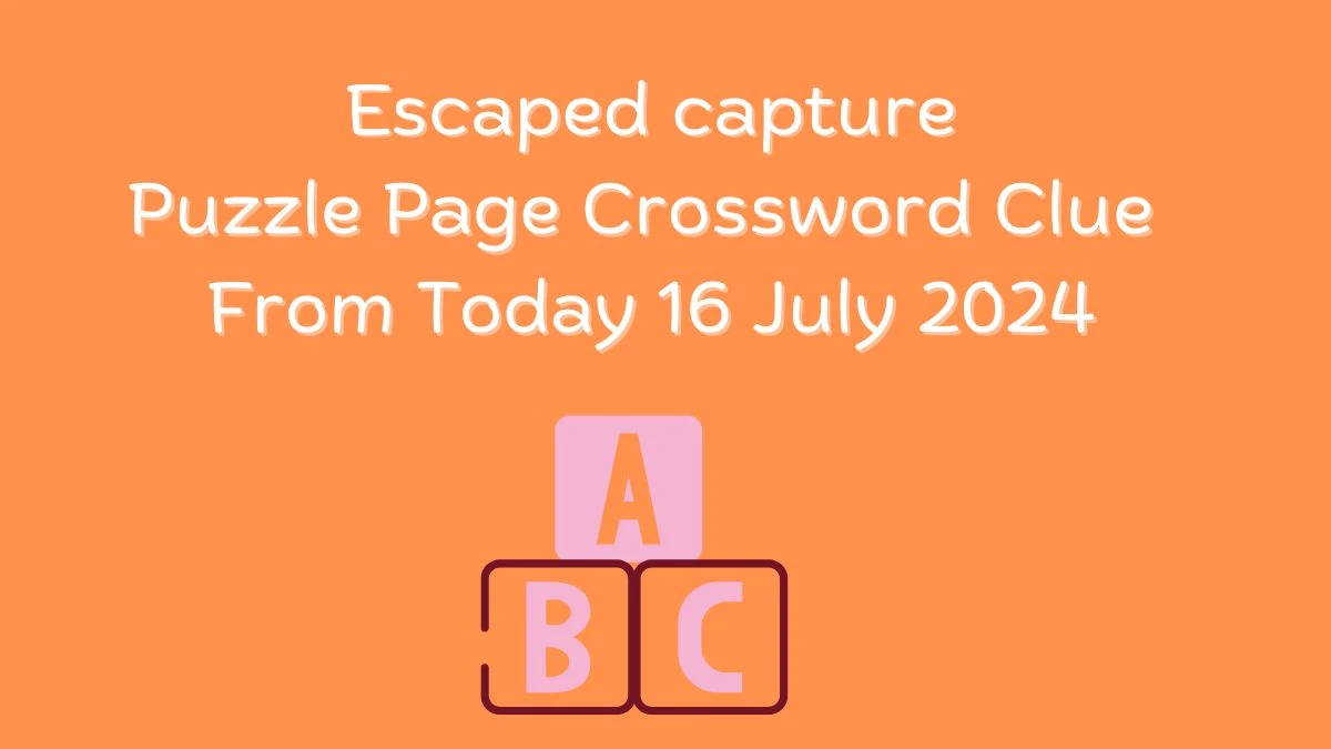 Escaped capture Puzzle Page