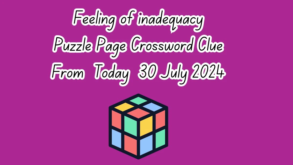 Feeling of inadequacy Puzzle Page