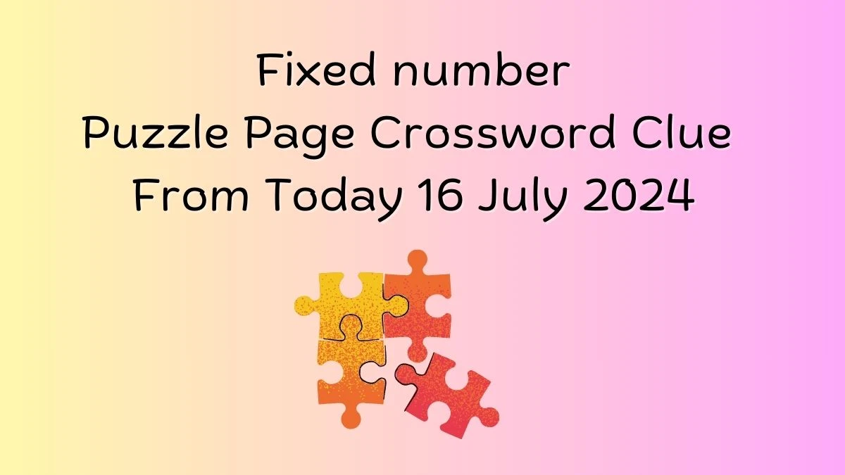 Fixed number Puzzle Page