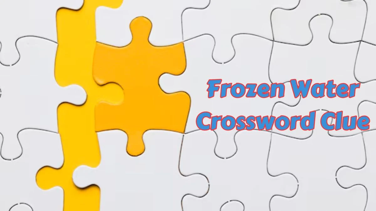 Frozen Water Crossword Clue 3 Letters