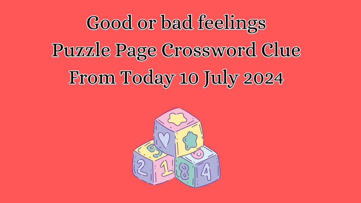 Good or bad feelings Puzzle Page